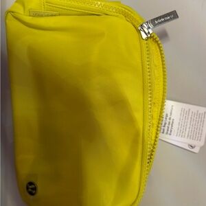 Lululemon Bright Yellow Belt  Bag